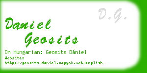 daniel geosits business card